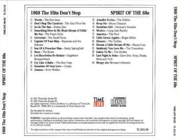 CD Various: The Spirit Of The 60s (1968 The Hits Don't Stop)