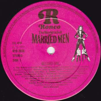 2LP Various: The World Is Full Of Married Men, Disco Hits From The Film Soundtrack