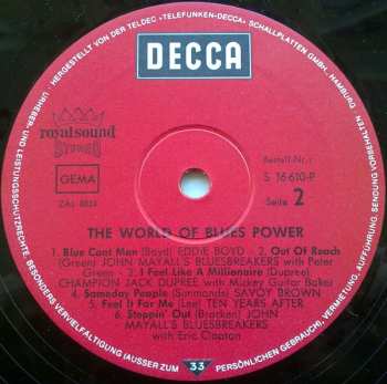 LP Various: The World Of Blues Power