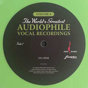 LP Various: The World's Greatest Audiophile Vocal Recordings Vol. 4 LTD | NUM | CLR
