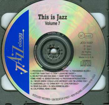 2CD Various: This Is Jazz: The Historic Broadcasts, Volume Seven