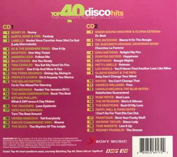 2CD Various: Top 40 Disco Hits (The Ultimate Top 40 Collection)