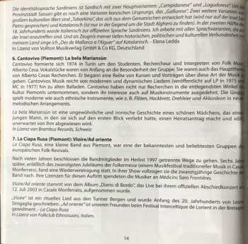 CD Various: Traditional And Contemporary Music From Italy