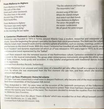 CD Various: Traditional And Contemporary Music From Italy