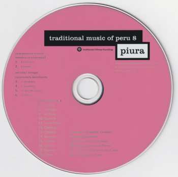 CD Various: Traditional Music of Peru, Vol. 8: Piura
