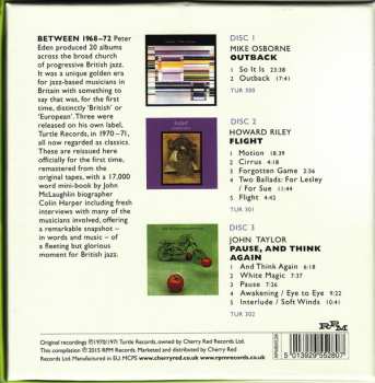 3CD/Caja Various: Turtle Records (Pioneering British Jazz 1970 - 1971)