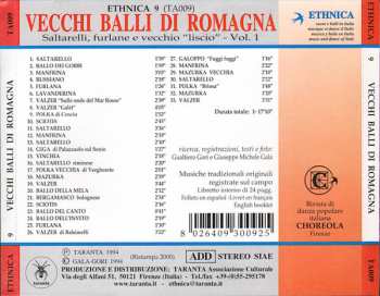 CD Various: Vecchi Balli Di Romagna - Saltarelli, Furlane E Vecchio "Liscio" Vol. 1