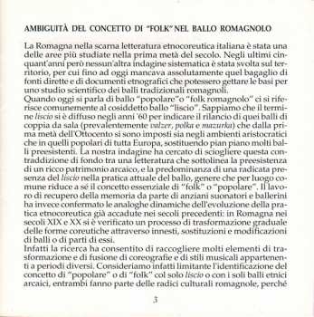 CD Various: Vecchi Balli Di Romagna - Saltarelli, Furlane E Vecchio "Liscio" Vol. 1