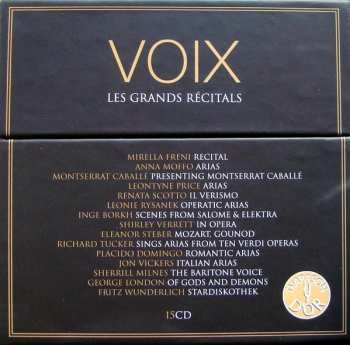 15CD/Caja Various: Voix - Les Grands Récitals