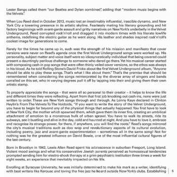 CD Various: What Goes On: The Songs Of Lou Reed