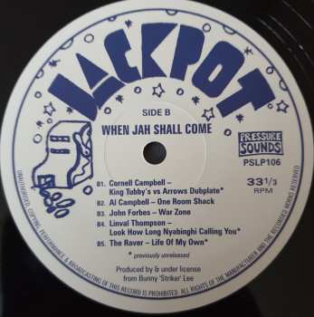 2LP Various: When Jah Shall Come