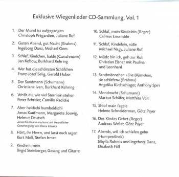 CD/Caja Various: Wiegenlieder (Exklusive Wiegenlieder CD-Sammlung, Vol. 1)