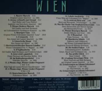 CD Various: Wien - Volksmusik - Rare Schellacks 1906 - 1937