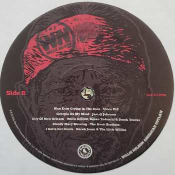 2LP Various: Willie Nelson: American Outlaw (All Star Concert Celebration)  LTD