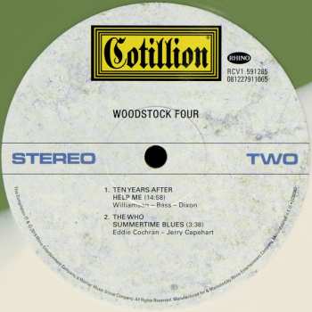 2LP Various: Woodstock Four CLR