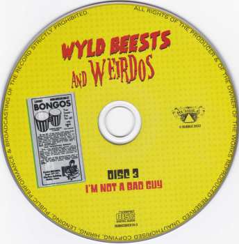 6CD/Caja Various: Wyld Beests And Weirdos (Gods Of British 60's R&B Beat Punk)