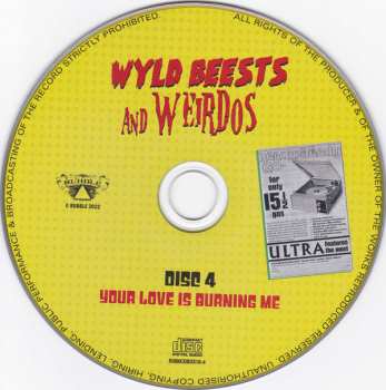 6CD/Caja Various: Wyld Beests And Weirdos (Gods Of British 60's R&B Beat Punk)