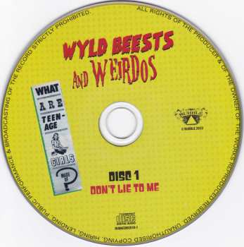 6CD/Caja Various: Wyld Beests And Weirdos (Gods Of British 60's R&B Beat Punk)