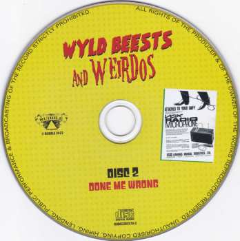6CD/Caja Various: Wyld Beests And Weirdos (Gods Of British 60's R&B Beat Punk)