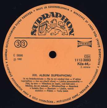LP Various: XXI. Album Supraphonu