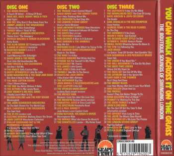 3CD Various: You Can Walk Across It On The Grass (The Boutique Sounds Of Swinging London)