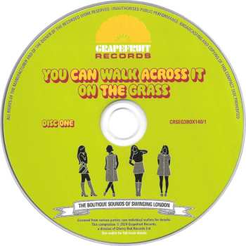 3CD Various: You Can Walk Across It On The Grass (The Boutique Sounds Of Swinging London)