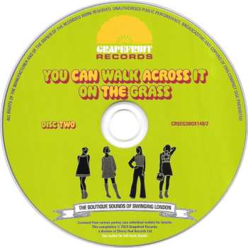 3CD Various: You Can Walk Across It On The Grass (The Boutique Sounds Of Swinging London)