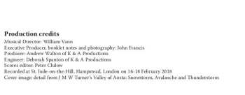 CD Ralph Vaughan Williams: Earth & Sky