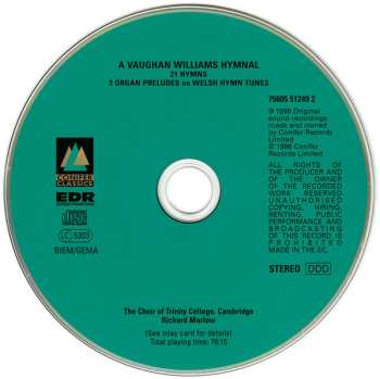 CD Ralph Vaughan Williams: A Vaughan Williams Hymnal