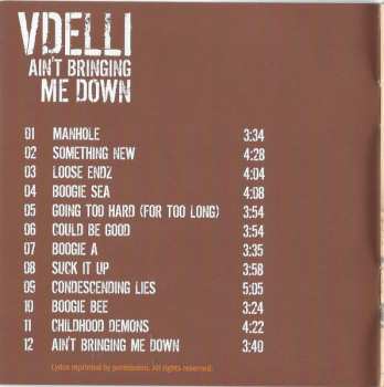CD Vdelli: Ain't Bringing Me Down