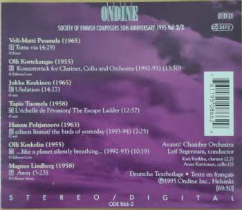 CD Magnus Lindberg: Society Of Finnish Composers 50th Anniversary 1995 Vol. 2/3