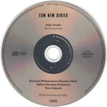 CD Estonian Philharmonic Chamber Choir: Reminiscentiae