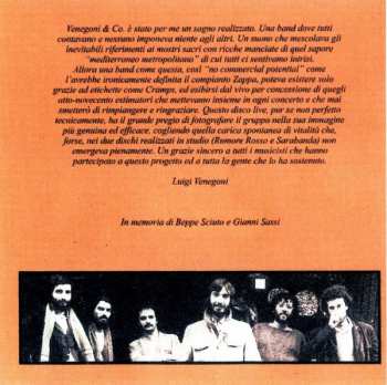 CD Venegoni & Co.: Rumore Rosso Vivo