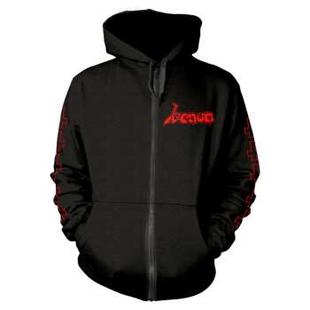 Merch Venom: Sudadera con cremallera At War With Satan (red)
