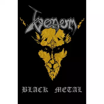 Póster textil Black Metal