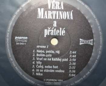 LP Věra Martinová: Věra Martinová A Přátelé