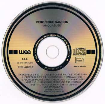 CD Véronique Sanson: Amoureuse