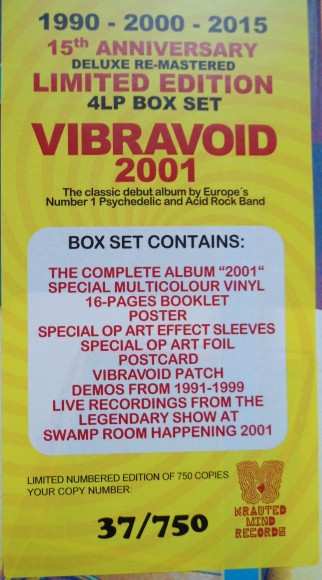 4LP/Caja Vibravoid: 2001 - 15th Anniversary Edition LTD | NUM