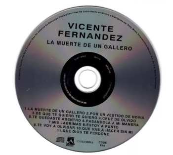 CD Vicente Fernandez: La Muerte De Un Gallero