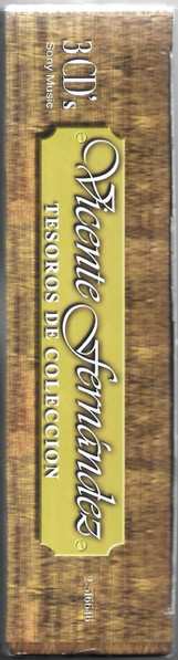 3CD/Caja Vicente Fernandez: Tesoros De Coleccion
