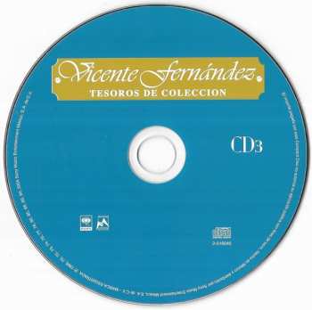 3CD/Caja Vicente Fernandez: Tesoros De Coleccion
