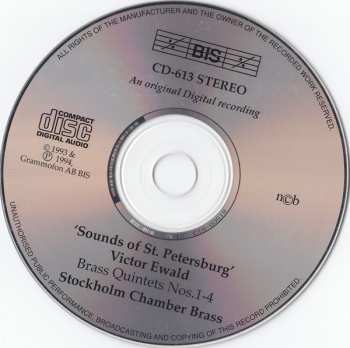 CD Victor Ewald: Sounds Of St. Petersburg