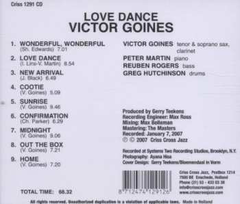 CD Victor Goines: Love Dance