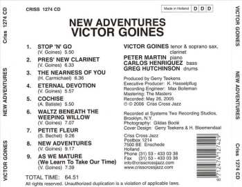 CD Victor Goines: New Adventures