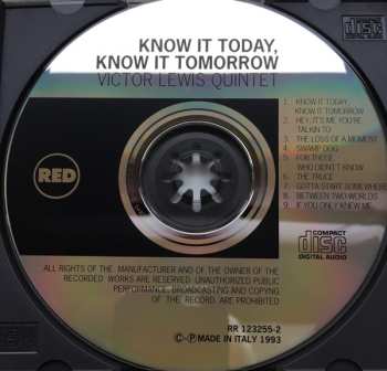 CD Victor Lewis: Know It Today, Know It Tomorrow