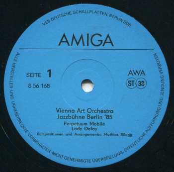 LP Vienna Art Orchestra: Jazzbühne Berlin '85