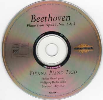 CD Ludwig van Beethoven: Piano Trios Opus 1, Nos. 2 & 3