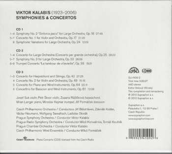 3CD Viktor Kalabis: Symphonies & Concertos