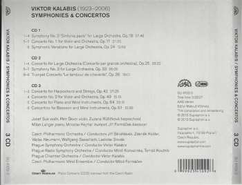 3CD Viktor Kalabis: Symphonies & Concertos