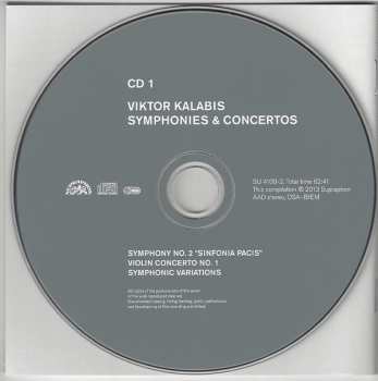 3CD Viktor Kalabis: Symphonies & Concertos